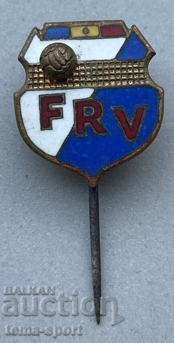 1702 Румъния знак Румънска федерация по волейбол