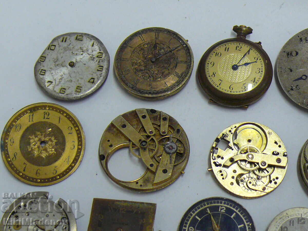 Lot de ceasuri de buzunar și de mână elvețiene, nefuncționale cu preț € 10.22 | 19.99 BGN