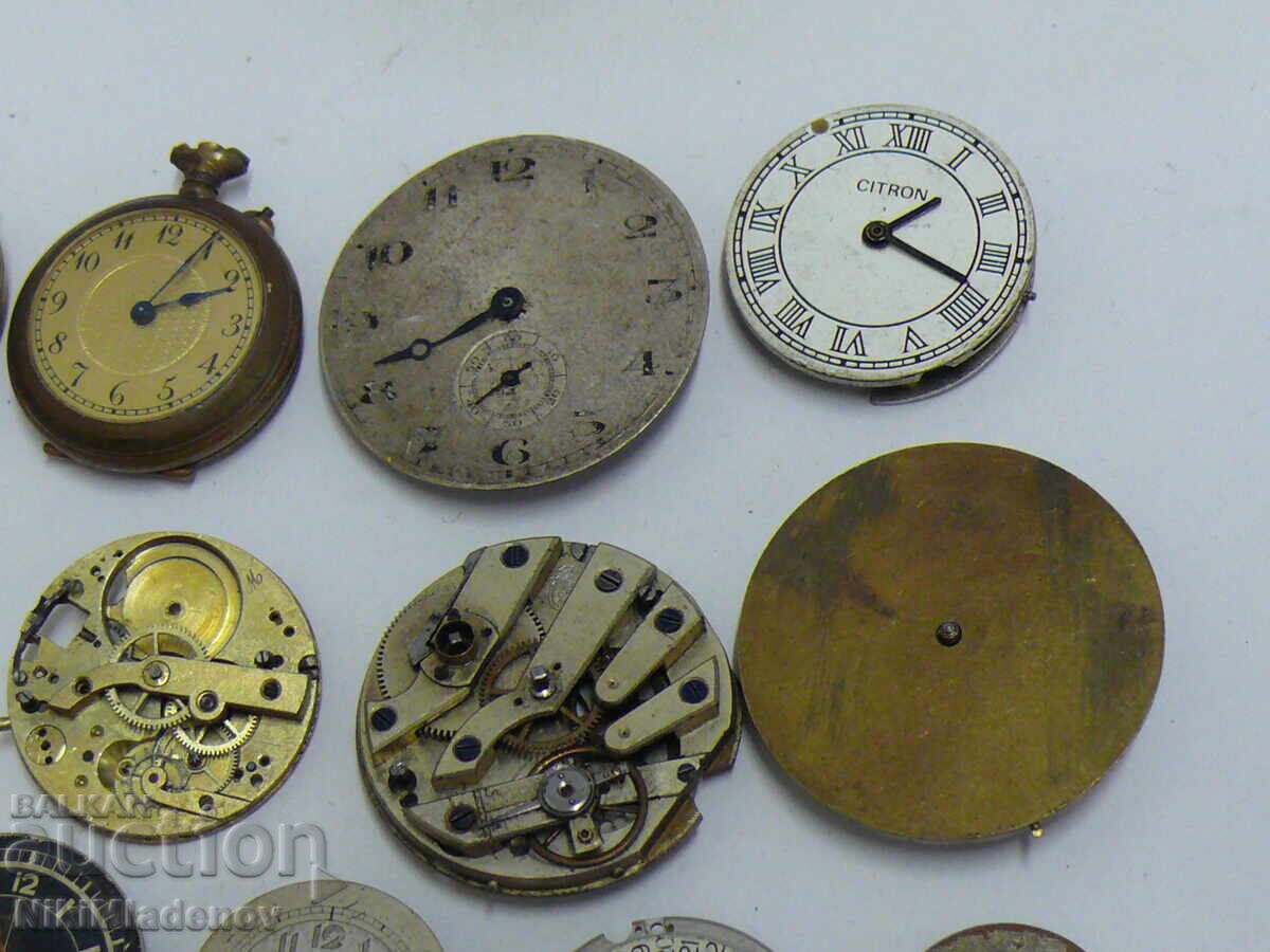Δημοπρασία Παρτίδα Ελβετικών ρολογιών τσέπης και χειρός, μη λειτουργικά
