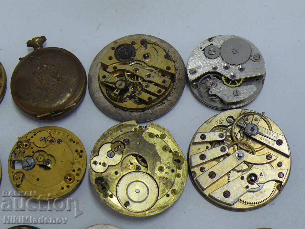 Παρτίδα Ελβετικών ρολογιών τσέπης και χειρός, μη λειτουργικά - 5