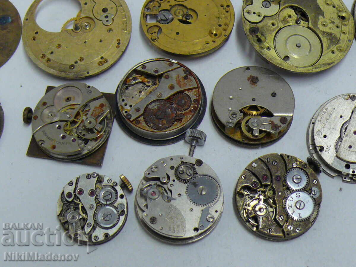 Lot de ceasuri de buzunar și de mână elvețiene, nefuncționale - 6