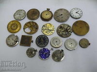 Лот Швейцарски джобни и ръчни часовници, неработещи