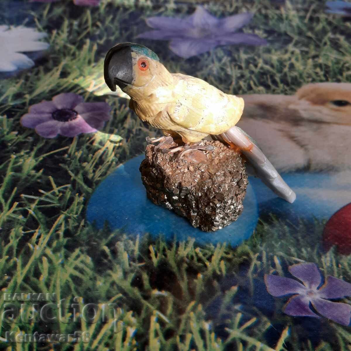 Auction  Mineral Figure - Parrot