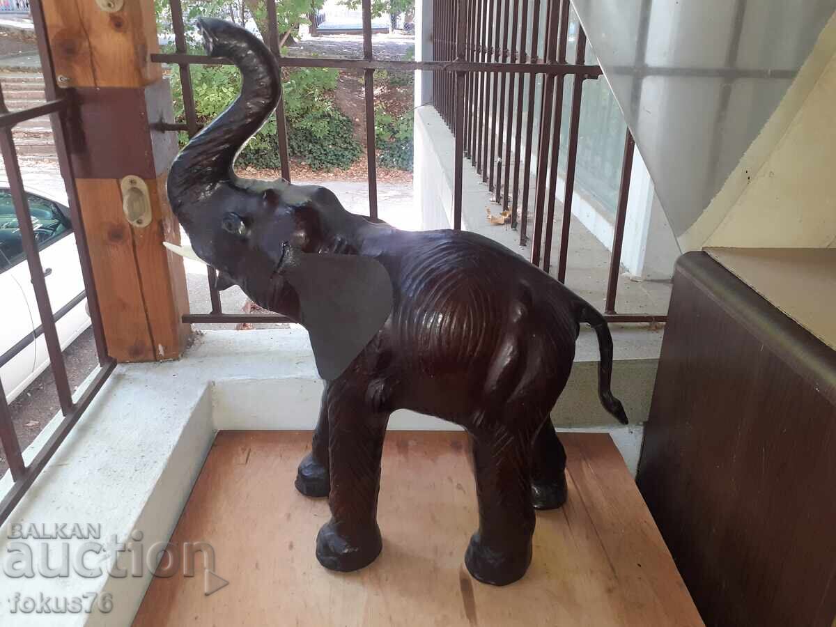 Large Leather Elephant Toy Elephant