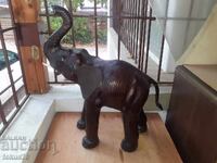 Μεγάλο δερμάτινο ελεφαντάκι παιχνίδι ελεφαντάκι