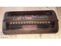 Cutie de țigări tabacheră mahon aristocrată veche unică