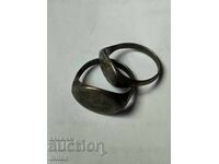 Two very old silver rings