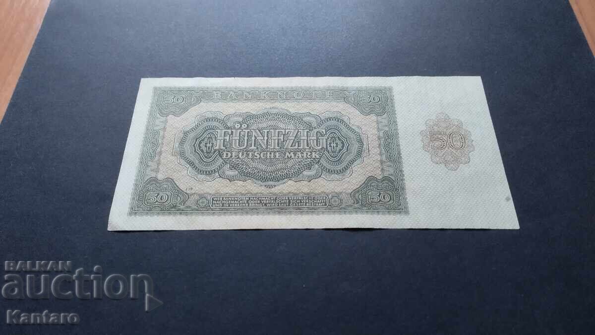 Банкнота - ГЕРМАНИЯ / ГДР / - 50 марки - 1948 г. - 5