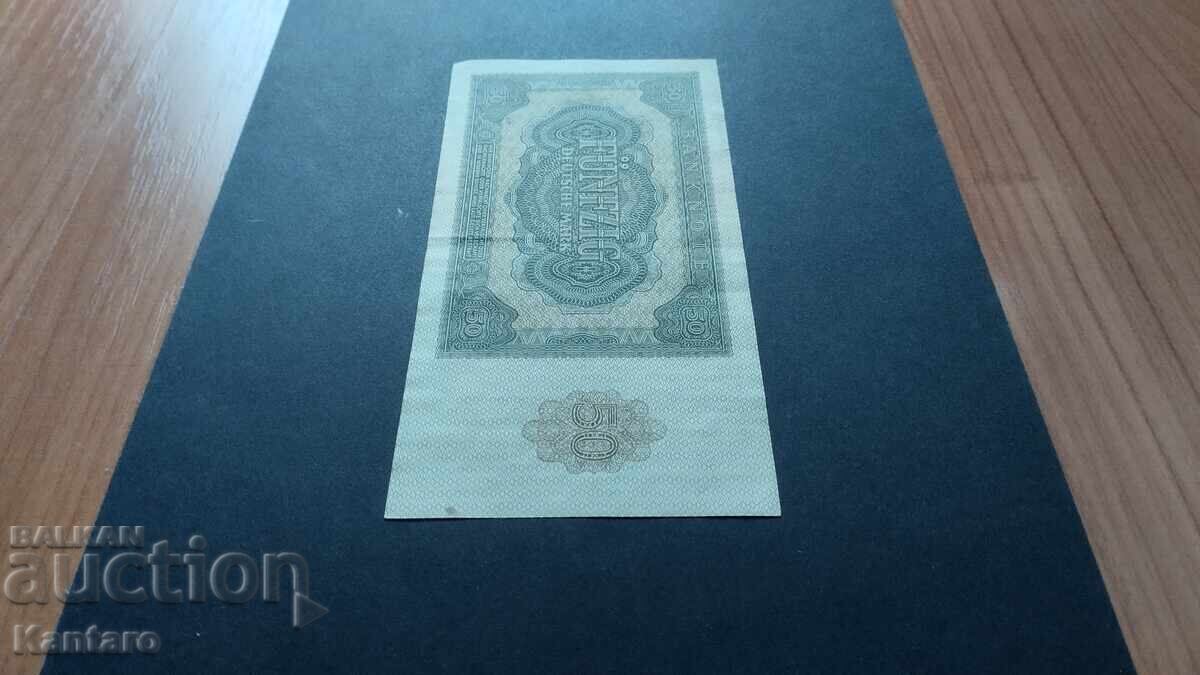 Банкнота - ГЕРМАНИЯ / ГДР / - 50 марки - 1948 г. - 6