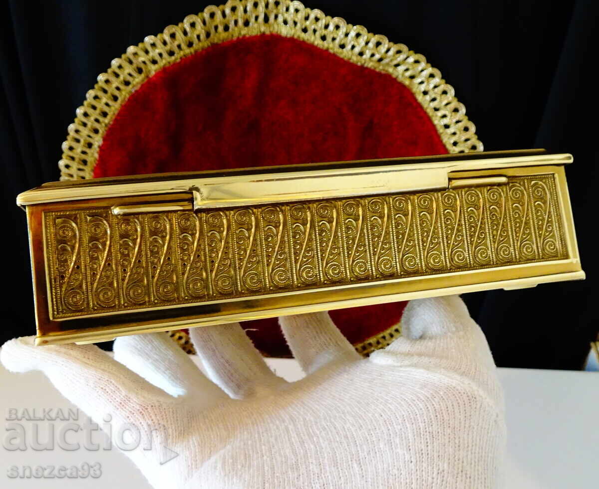 Bronze box for jewelry, cigars, cigarettes Erhard & Söhne - 5