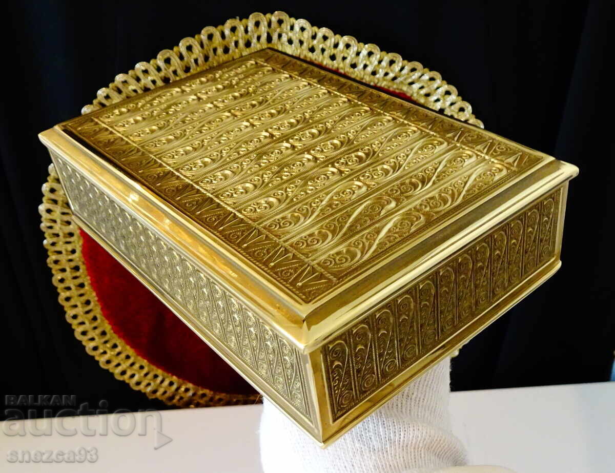 Bronze box for jewelry, cigars, cigarettes Erhard & Söhne - 6