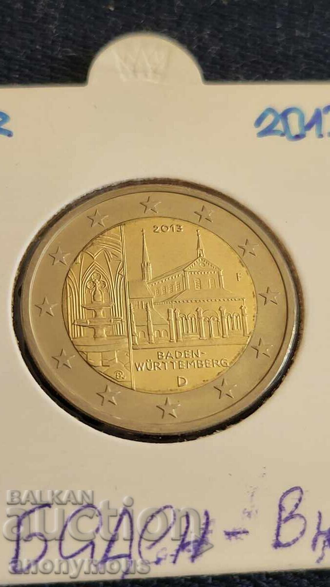 Baden-Württemberg, Baden-Württemberg 2 Euro Coin Germany F
