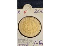10 години от въвеждане на еврото 2 евро монета Германия F