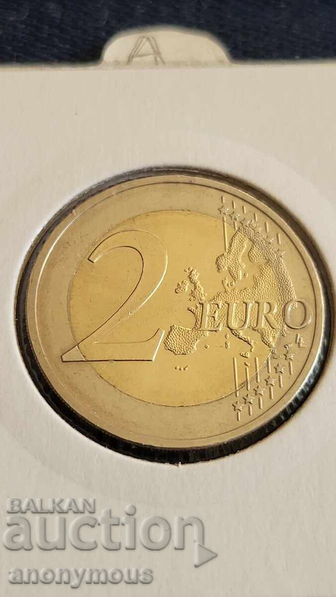 10 години от въвеждане на еврото 2 евро монета Германия А с цена 25.00 лв. | € 12.78
