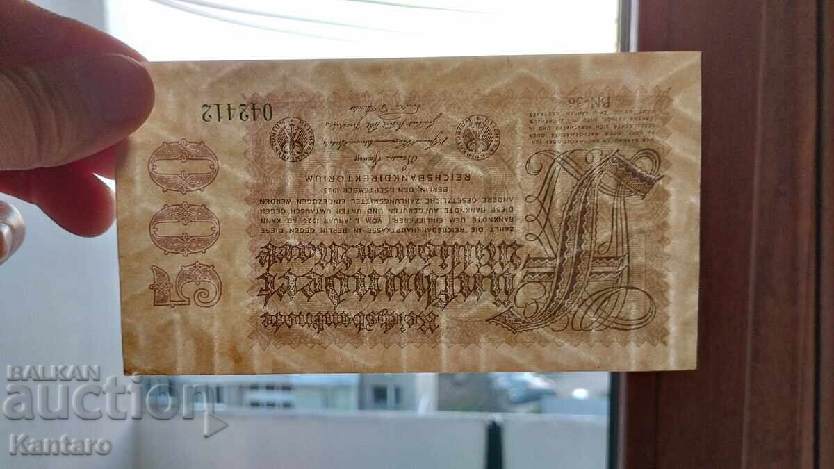 Банкнота - ГЕРМАНИЯ - 500 000 000 марки - 1923 г. - 7 Банкнота - ГЕРМАНИЯ - 500 000 000 марки - 1923 г. - 7