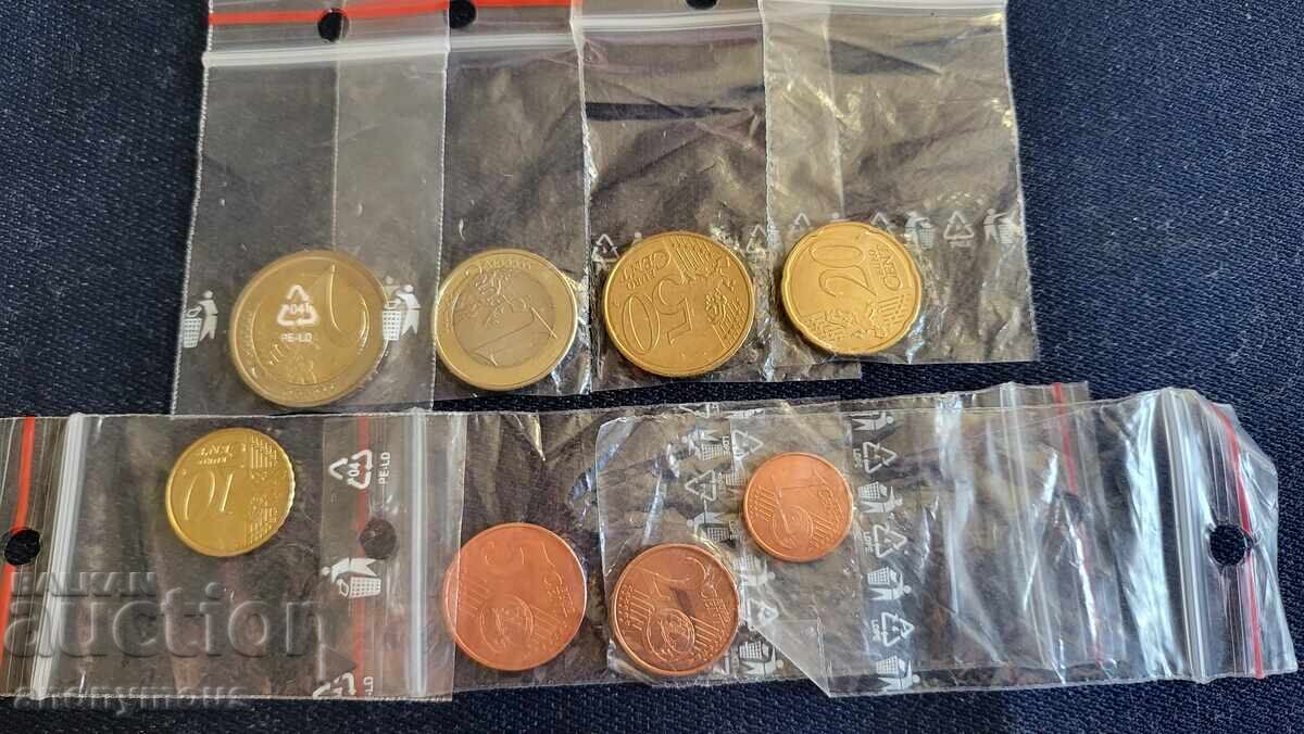 Лот, сет, комплект евро монети Австрия 2020 Лот, сет, комплект евро монети Австрия 2020