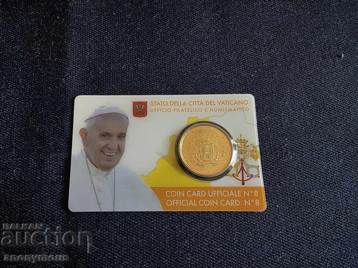 Vatican, map 8, 50 euro cents, euro coin with price 10.00 BGN | € 5.11 Vatican, map 8, 50 euro cents, euro coin with price 10.00 BGN | € 5.11