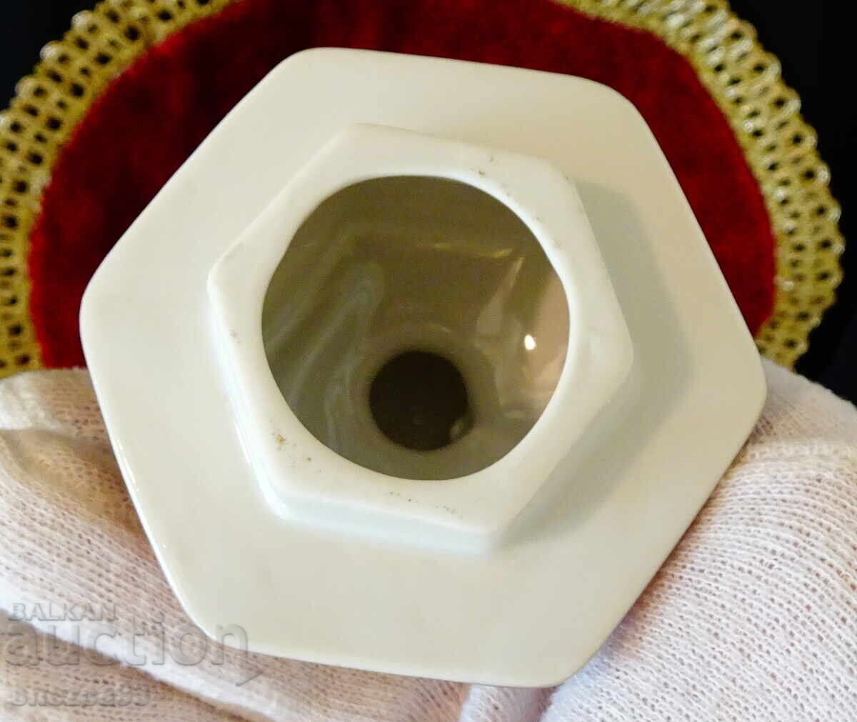 Urn, vase, jar Japanese porcelain Eiwa Kinsei, gold, birds - 5