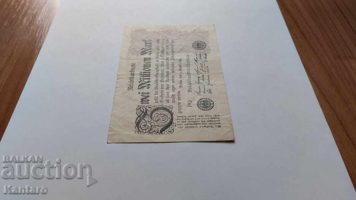 Auction  Banknote - GERMANY - 2,000,000 marks - 1923