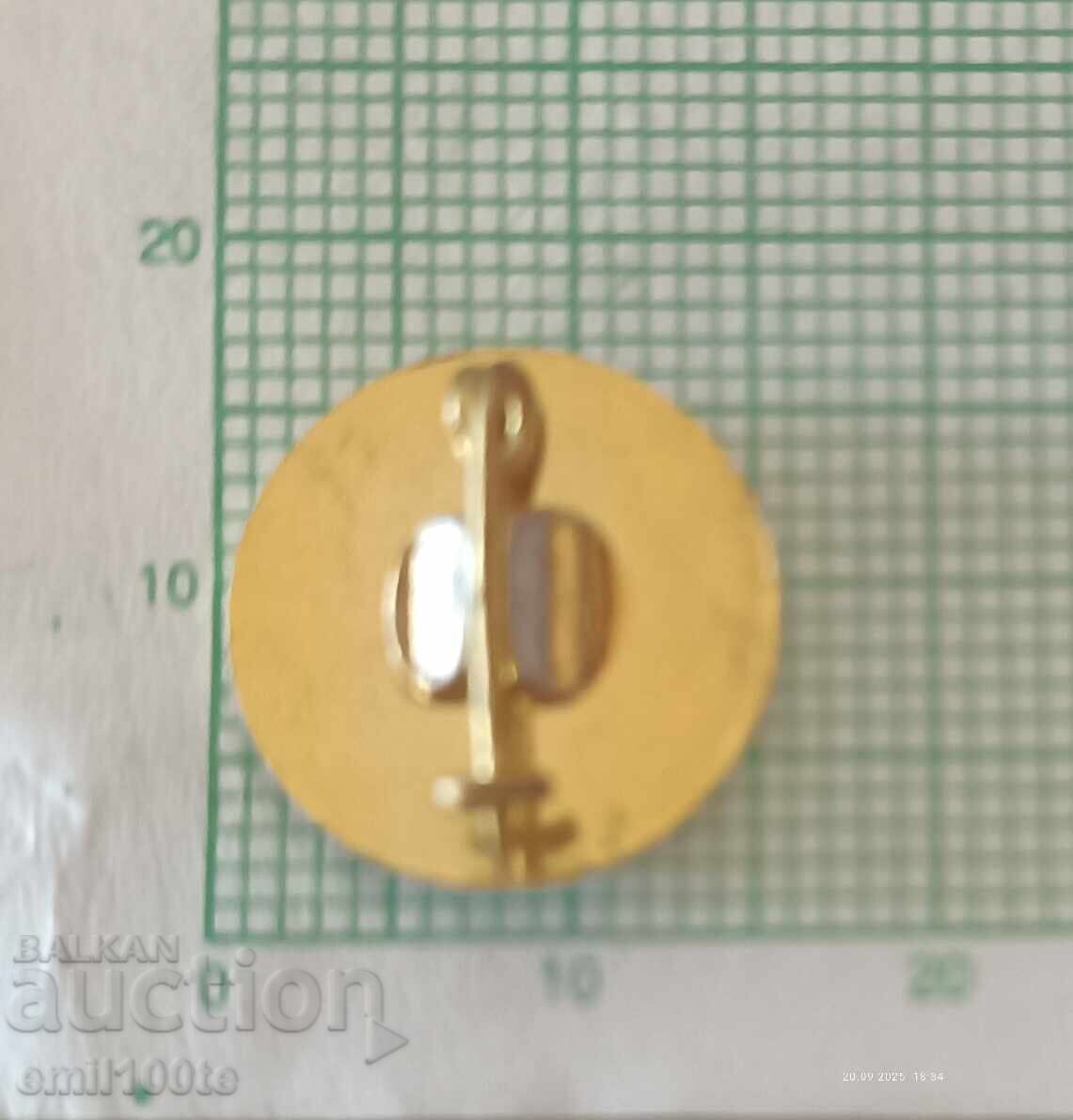 Delivery of Badge - 1300 Years of Bulgaria 681 1981