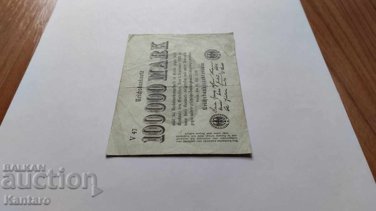 Licitație Bancnota - GERMANIA - 100.000 Marci - 1923 Licitație Bancnota - GERMANIA - 100.000 Marci - 1923