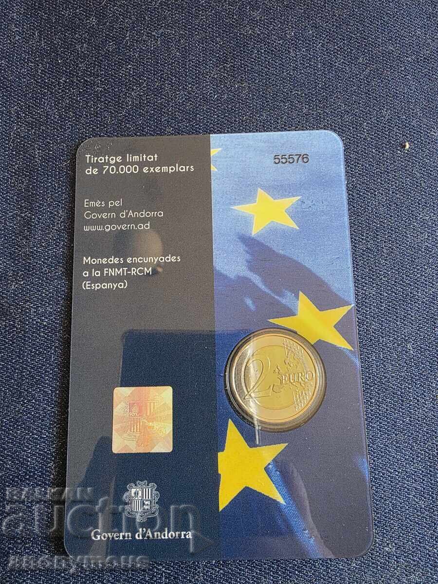 10 χρόνια από τη συμφωνία 2 ευρώ νόμισμα Ανδόρα 2022 με τιμή 55.00 BGN | € 28.12 10 χρόνια από τη συμφωνία 2 ευρώ νόμισμα Ανδόρα 2022 με τιμή 55.00 BGN | € 28.12