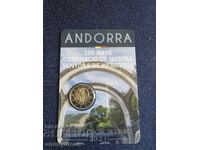 100 г.  коронацията на Дева Мария 2 евро монета Андора 2021