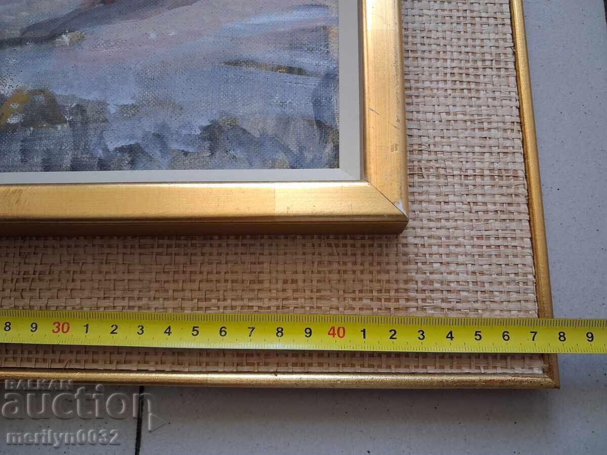 Ζωγραφική τοπίου σε καμβά με λάδι 55/47 εκ - 5 Ζωγραφική τοπίου σε καμβά με λάδι 55/47 εκ - 5