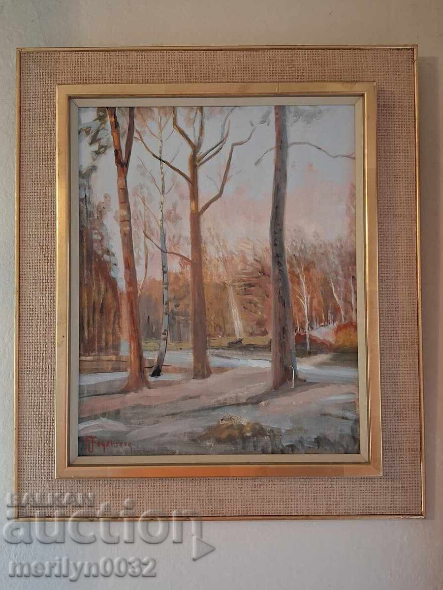 Ζωγραφική τοπίου σε καμβά με λάδι 55/47 εκ - 6 Ζωγραφική τοπίου σε καμβά με λάδι 55/47 εκ - 6