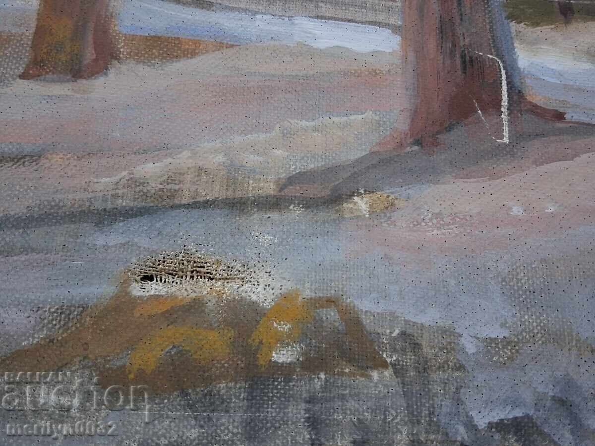 Ζωγραφική τοπίου σε καμβά με λάδι 55/47 εκ - 7 Ζωγραφική τοπίου σε καμβά με λάδι 55/47 εκ - 7