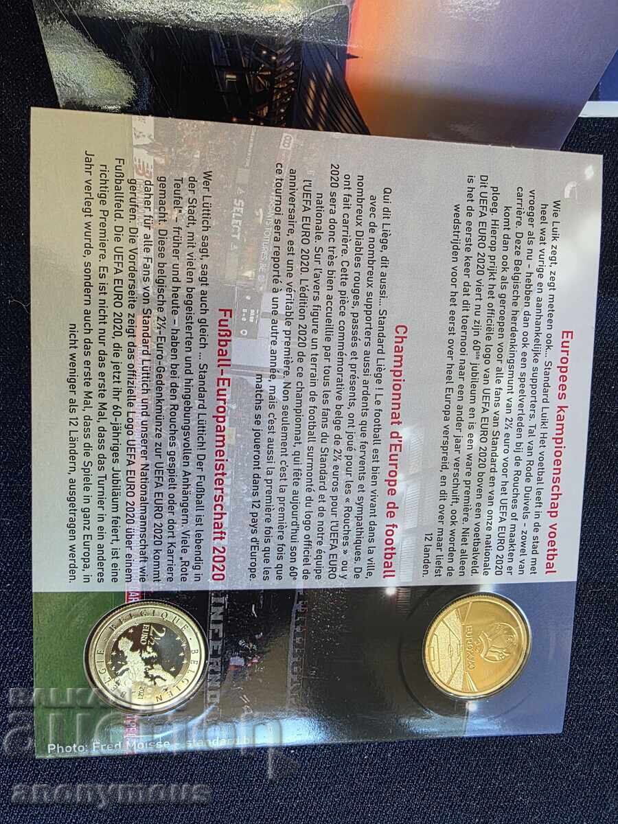 Set, lot of Euro coins Belgium 2021 10 coins - 7