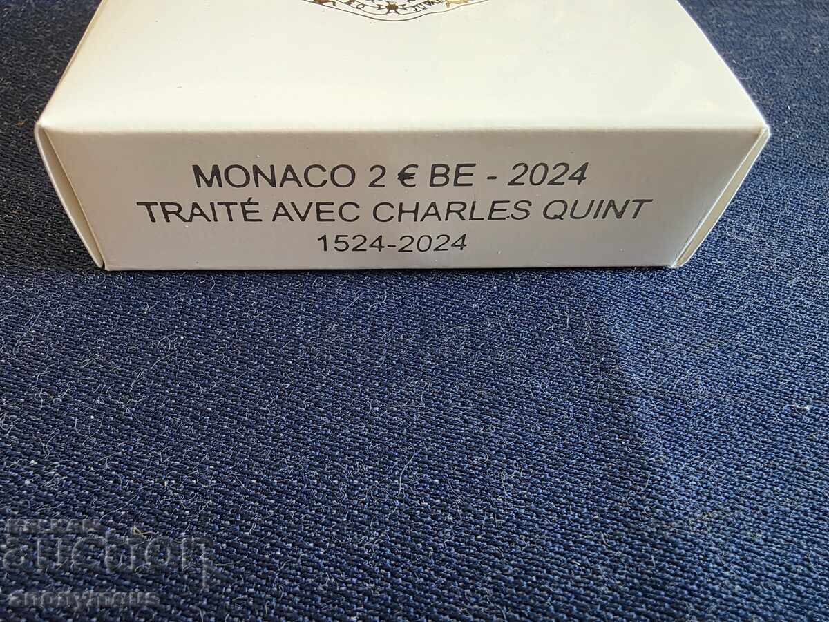 Νόμισμα 2 ευρώ ΜΟΝΑΚΟ 500 χρόνια Κάρολος 5ος 2024 με τιμή 900.00 BGN | € 460.16