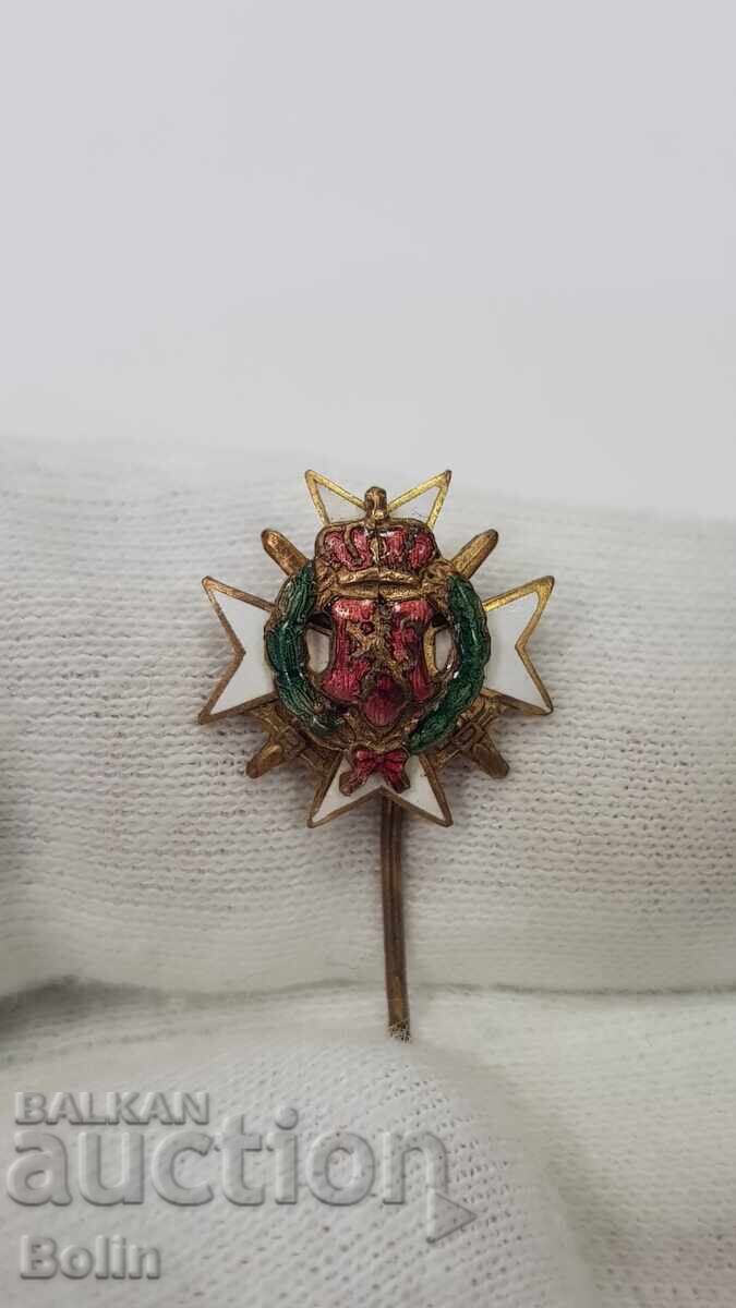 Βασιλικό σήμα, κονκάρδα "Εφεδρικοί Αξιωματικοί" - μινιατούρα Βασιλικό σήμα, κονκάρδα "Εφεδρικοί Αξιωματικοί" - μινιατούρα