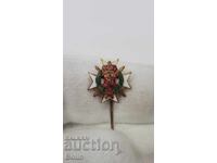 Царски знак, значка на "Запасните Офицер" - миниатюра