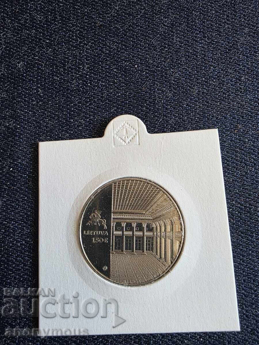 Евро монета Литва 1.5 евро 2022 с цена 8.00 лв. | € 4.09