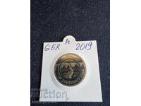 5 Евро монета Германия умерен пояс,регион А 2019