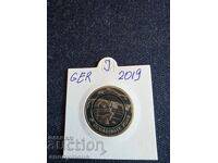 5 Ευρώ νόμισμα Γερμανία εύκρατη ζώνη, περιοχή J 2019