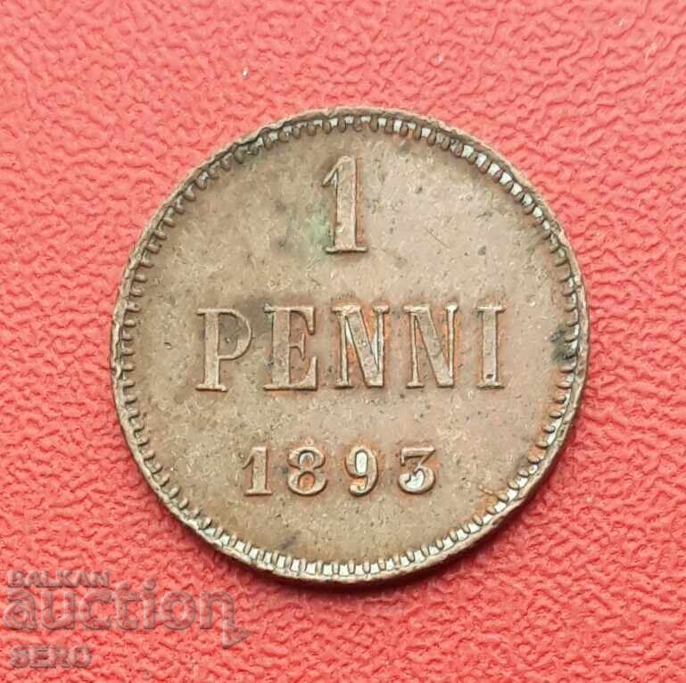 Russia-Finland-1 Penny 1893 Russia-Finland-1 Penny 1893