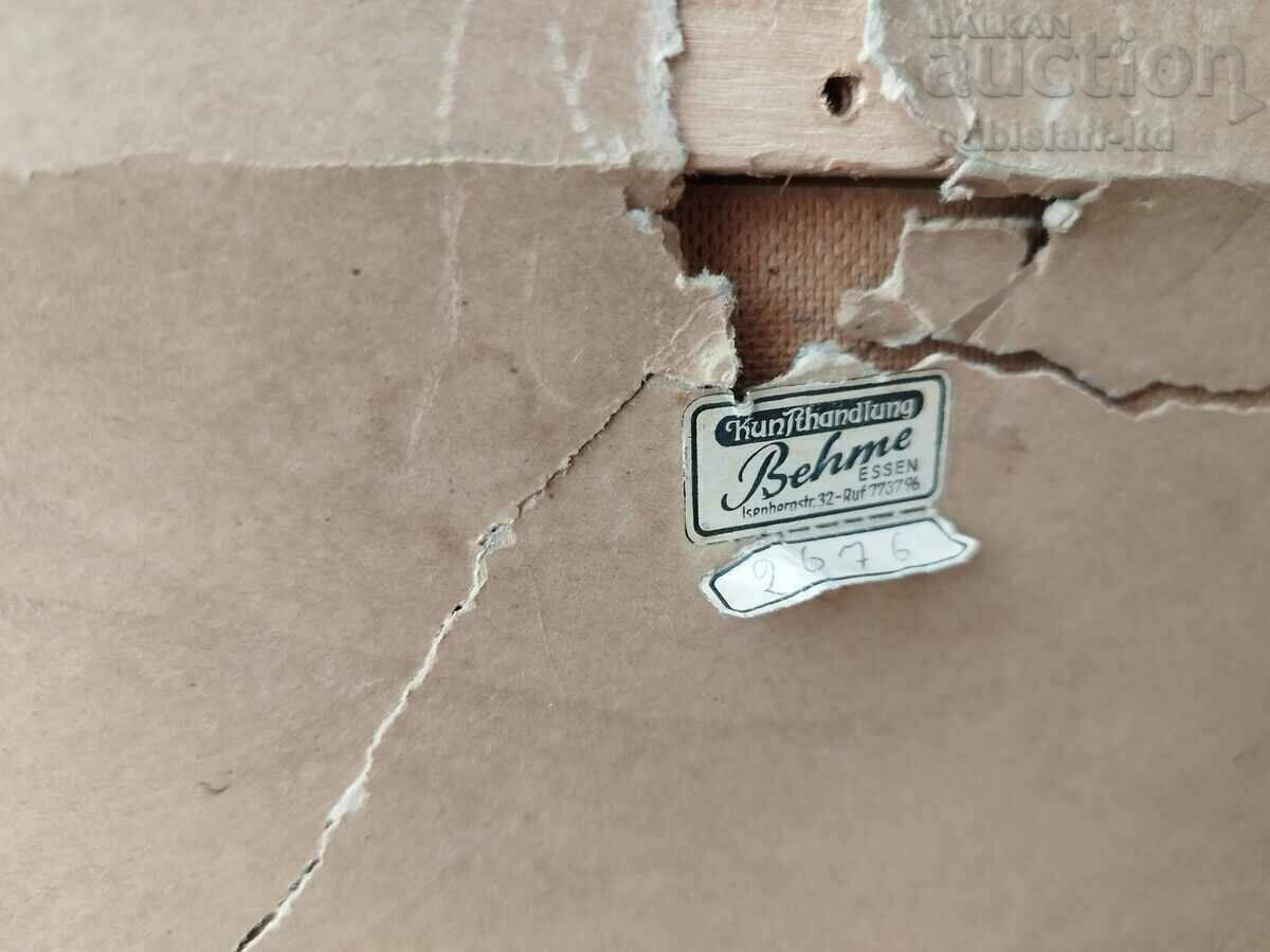 Картина, море,курорт Дружба,1965 г.,худ.Н.Алеков(1922-2002) - 7