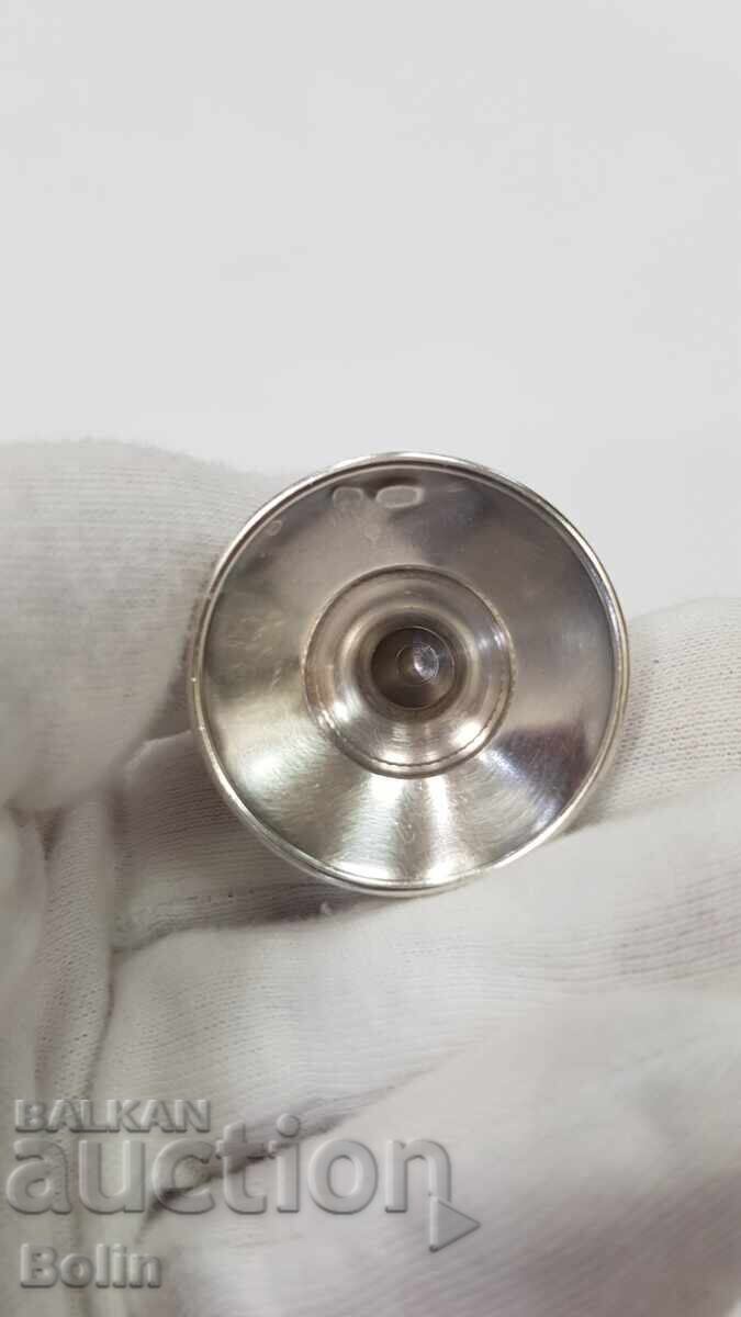 Căniță din argint aurit rusească URSS, pahar pentru vodcă - 875 pr - 7 Căniță din argint aurit rusească URSS, pahar pentru vodcă - 875 pr - 7