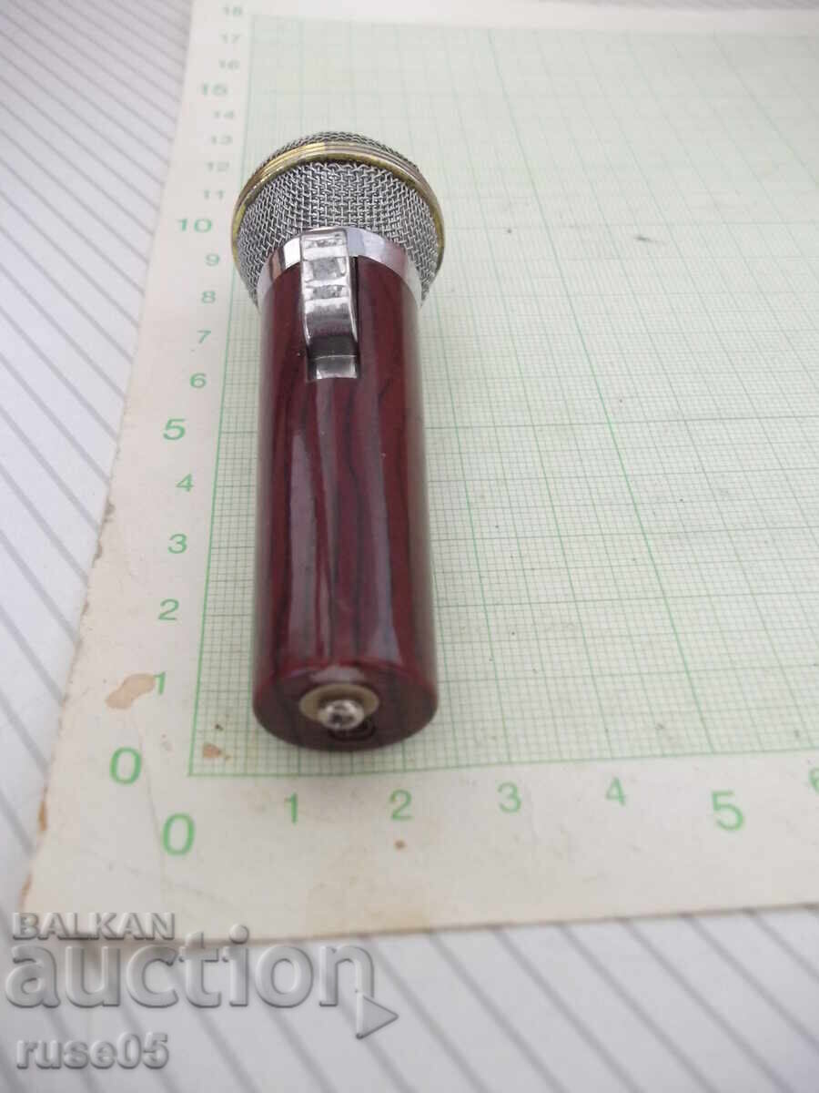 Auction Gas lighter "Microphone" piezoelectric with soft flame working Auction Gas lighter "Microphone" piezoelectric with soft flame working