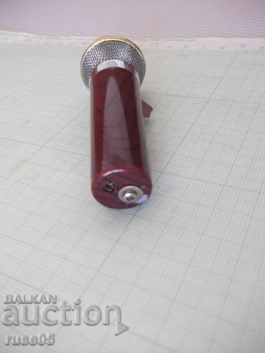 Gas lighter "Microphone" piezoelectric with soft flame working - 7 Gas lighter "Microphone" piezoelectric with soft flame working - 7