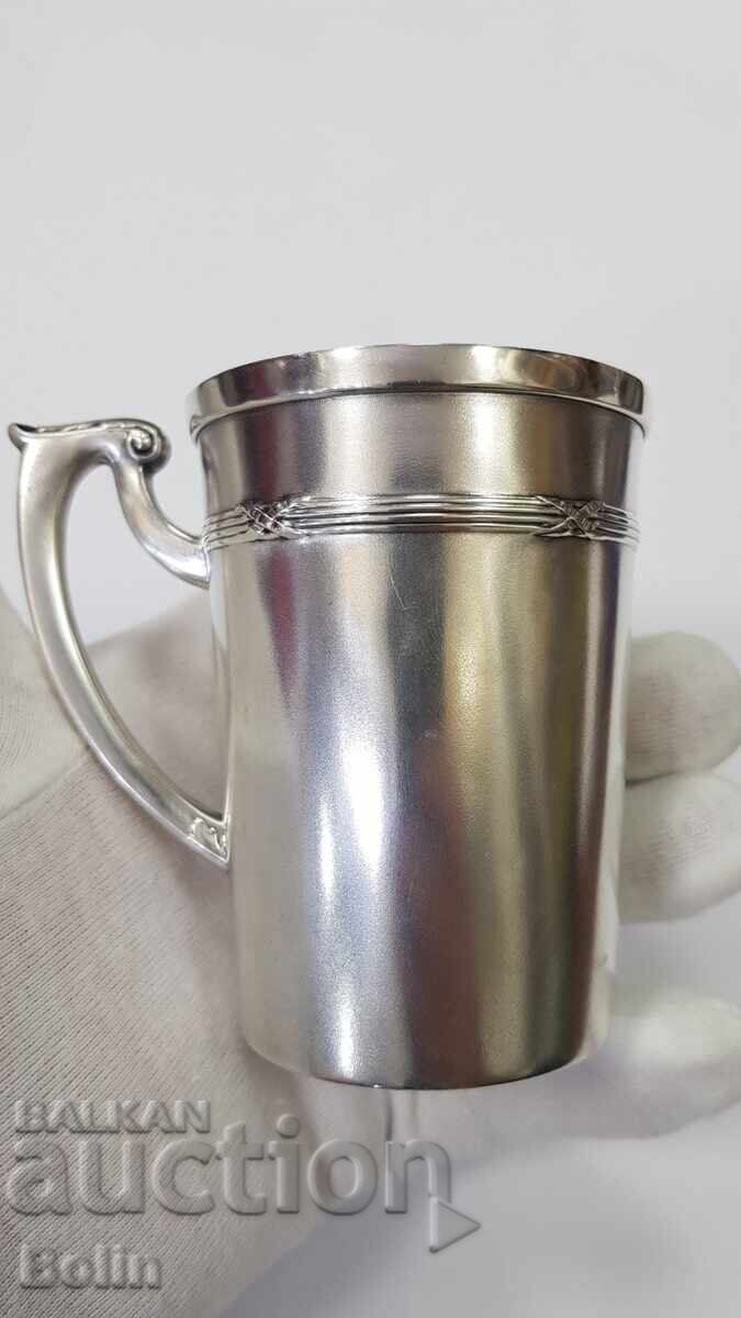 Beautiful silver gilt cup - Europe - late 19th century with price 390.00 BGN | € 199.40