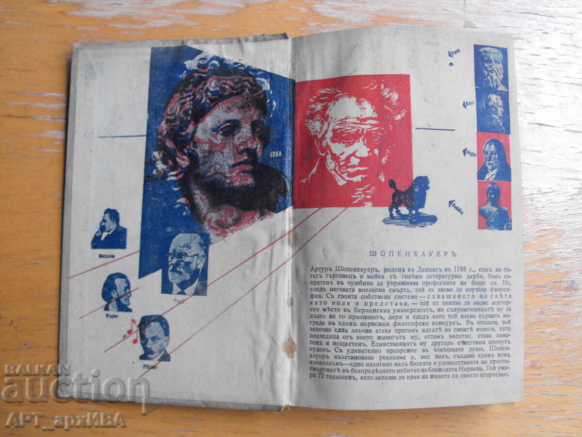 Schopenhauer. Book "Immortal Thoughts". Presented by Thomas Mann with price 9.50 BGN | € 4.86