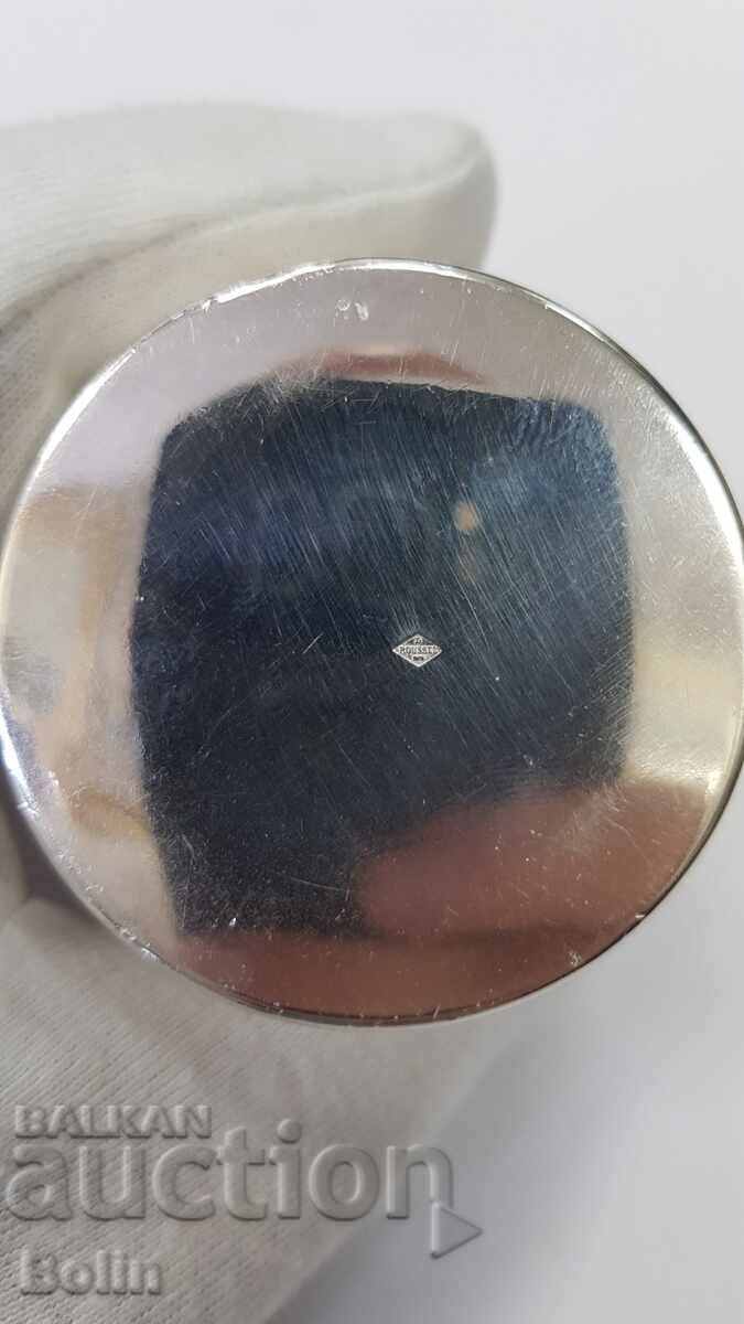 Сребърна френска чаша за вода, вино - 1895 г. С.D.ROUSSEL - 7