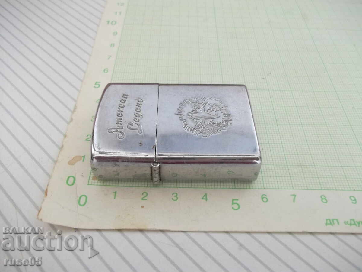 Livrarea Brichetă "TEAM PISTOL - Amercan Legend" pe benzină funcțională