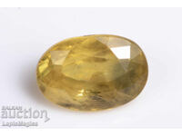 Safir galben 1.47ct tăietură ovală