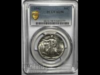 USA 50 Cent 1942 AU 58 PCGS