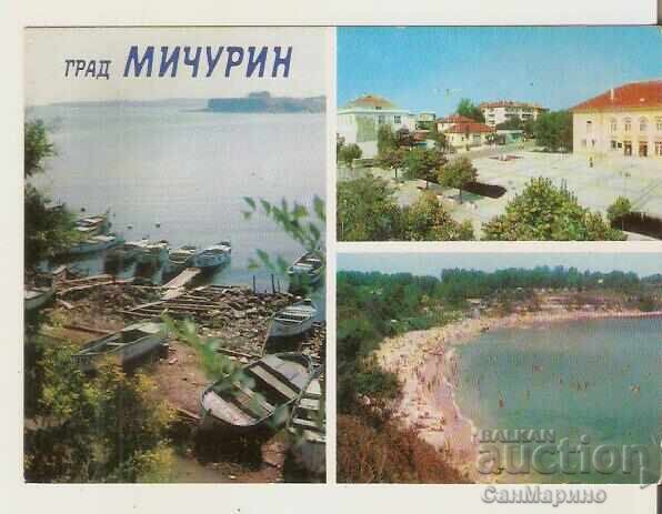 Картичка  България  Мичурин 3*