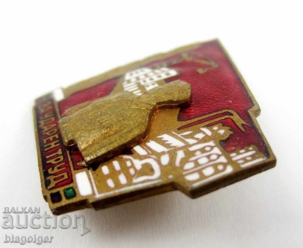 Auction  Construction Troops - BNA - Award Badge - For Strenuous Work